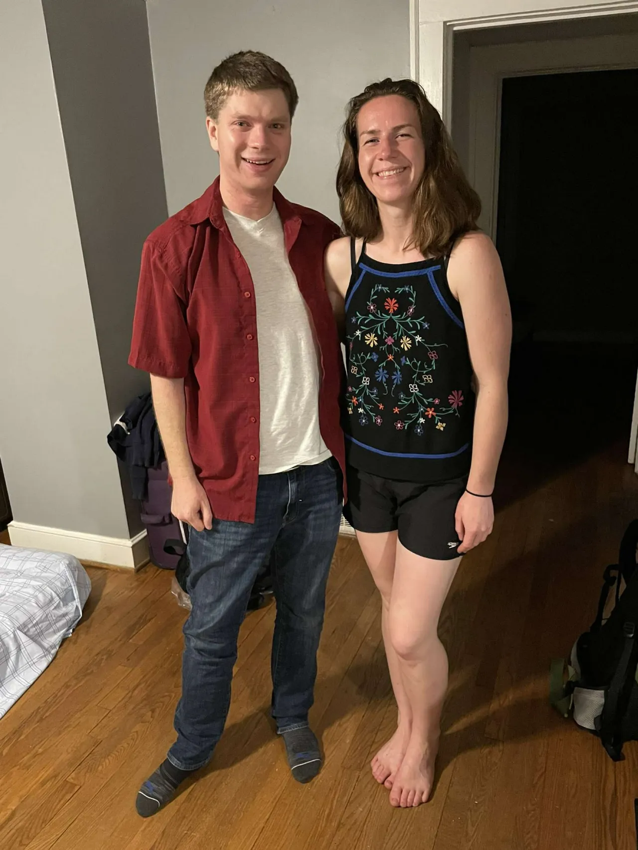 First time in Rebekah's apartment in Columbia, South Carolina