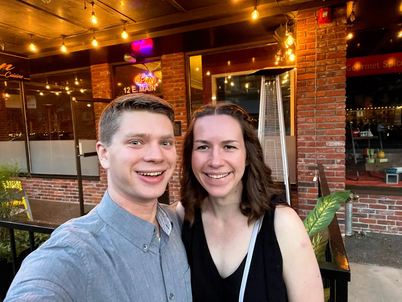 First "we aren't going on a date" date, in Walla Walla, Washington
