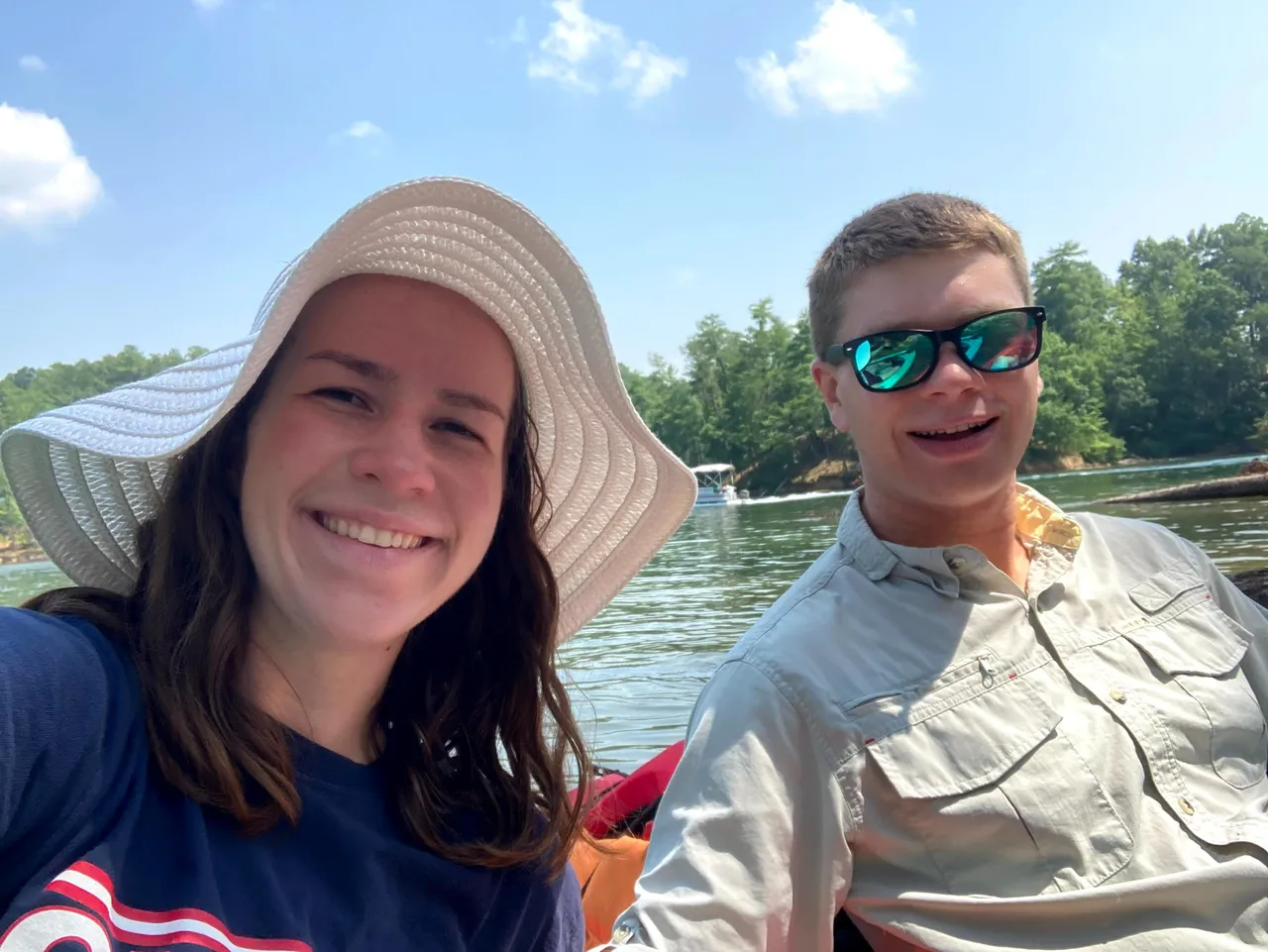 Kayaking at Ocoee Lake, Tennessee
