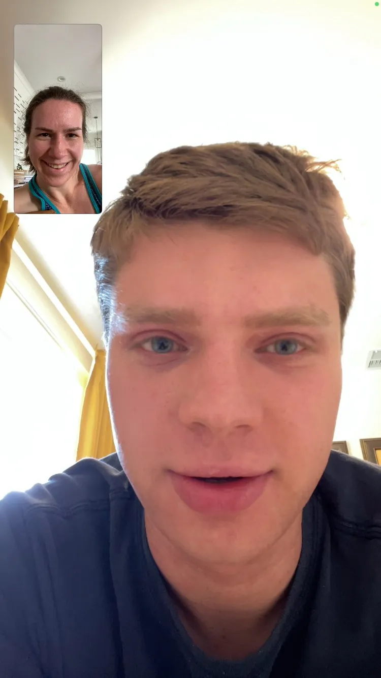 Facetime calls from Chattanooga, Tennessee to Eastsound, Washington