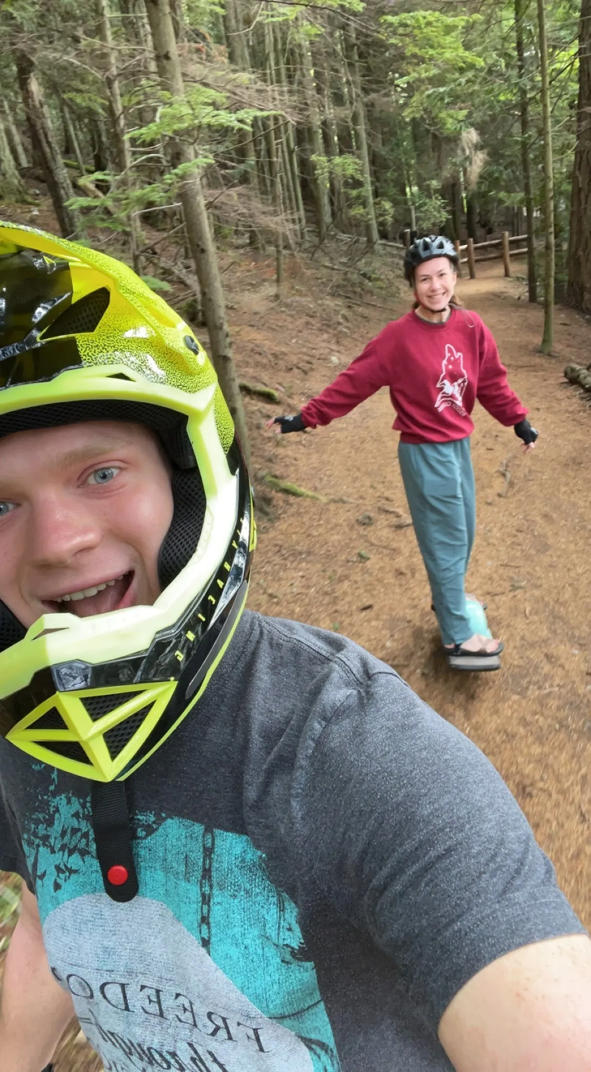 Riding devices on Orcas Island, Washington